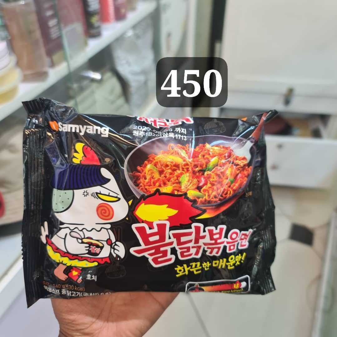 Spicy3x spicy2x and Buldak ramen